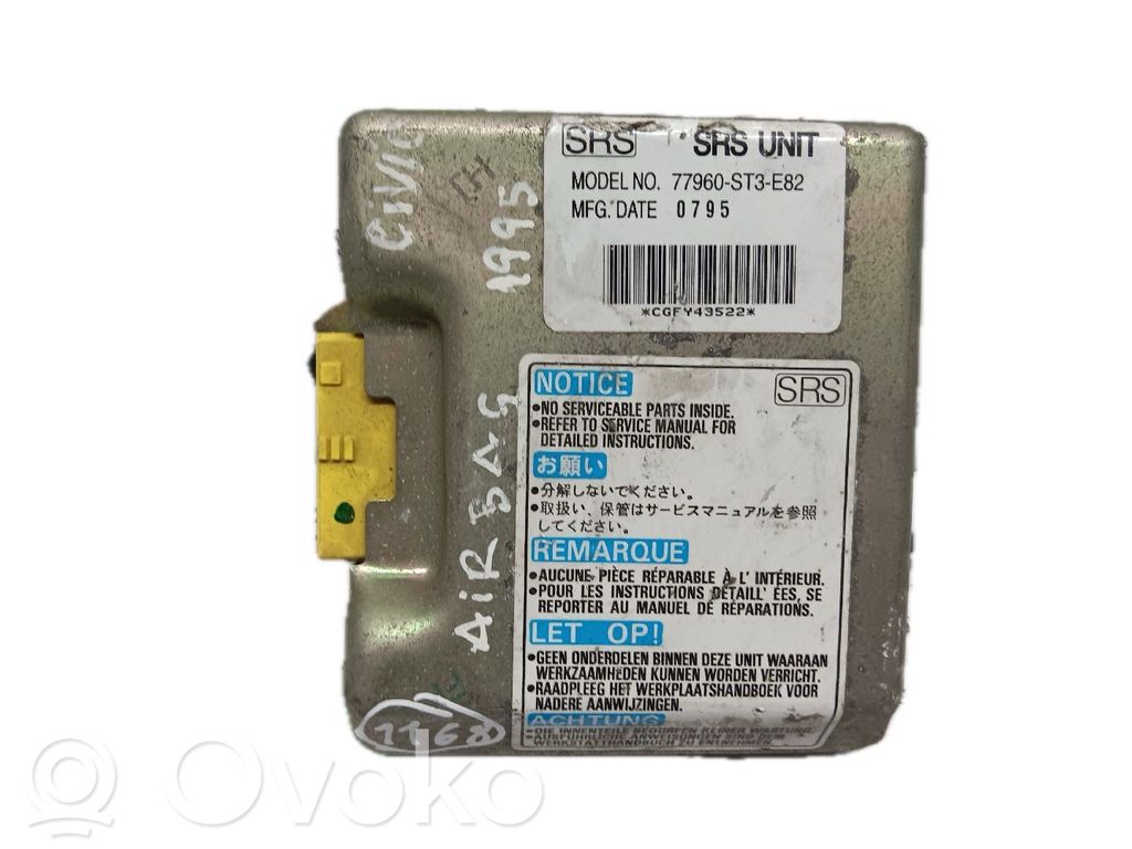 Airbag control unit/module   77960ST3E82