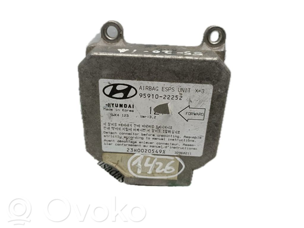 Hyundai Accent Airbag control unit/module 
