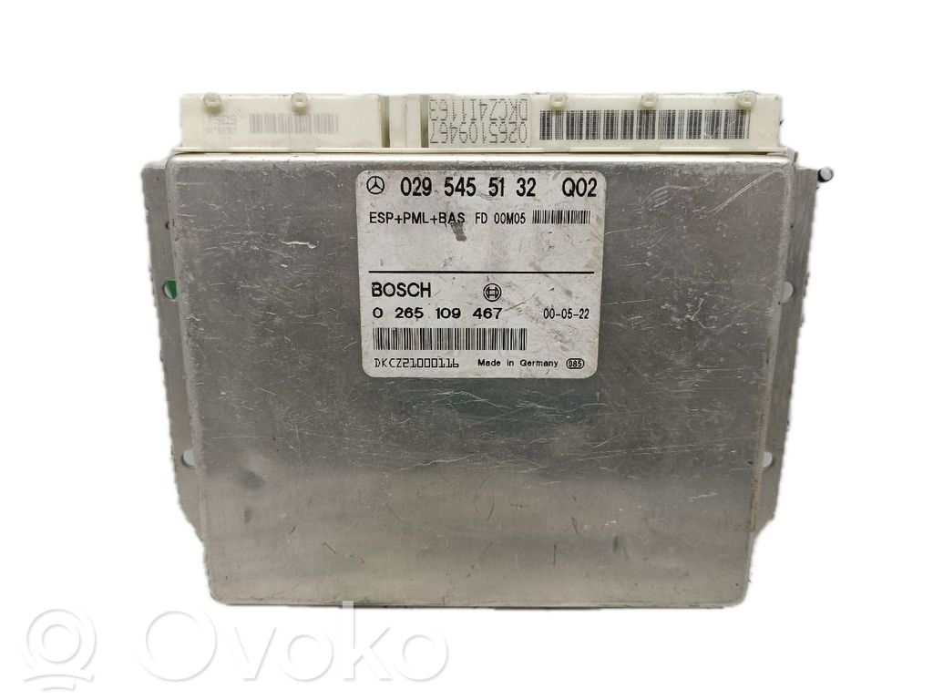 Unidad de control/módulo del motor   0295455132