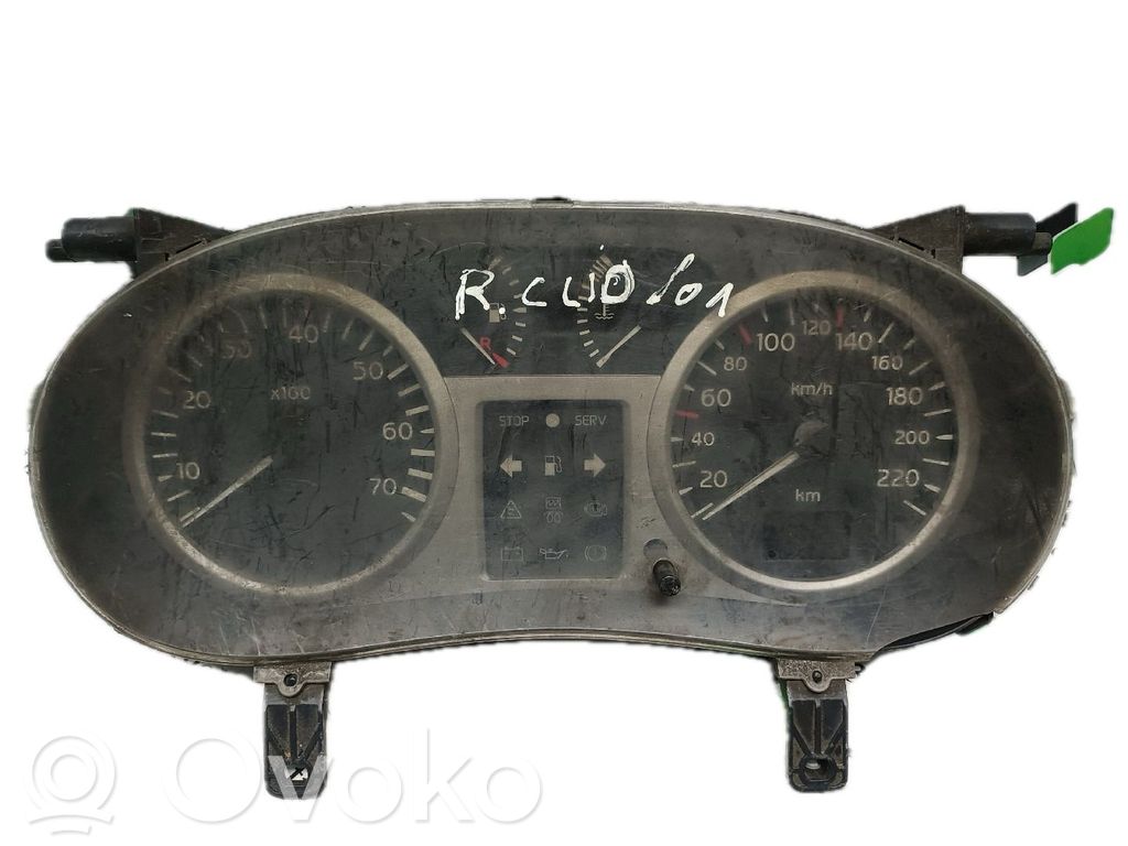 Renault Clio II Speedometer (instrument cluster) 