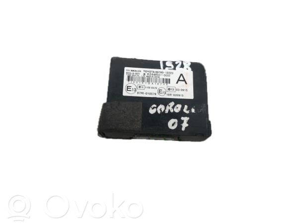 Toyota Corolla Verso E121 Other control units/modules 
