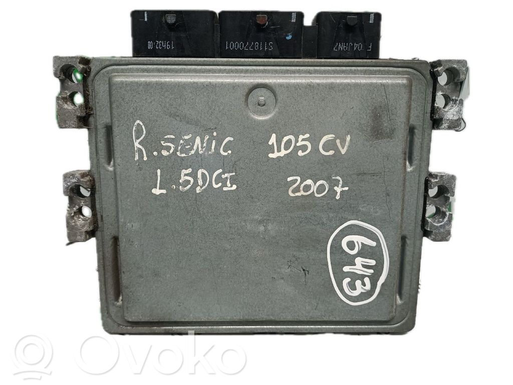 Unidad de control/módulo del motor   8200659536