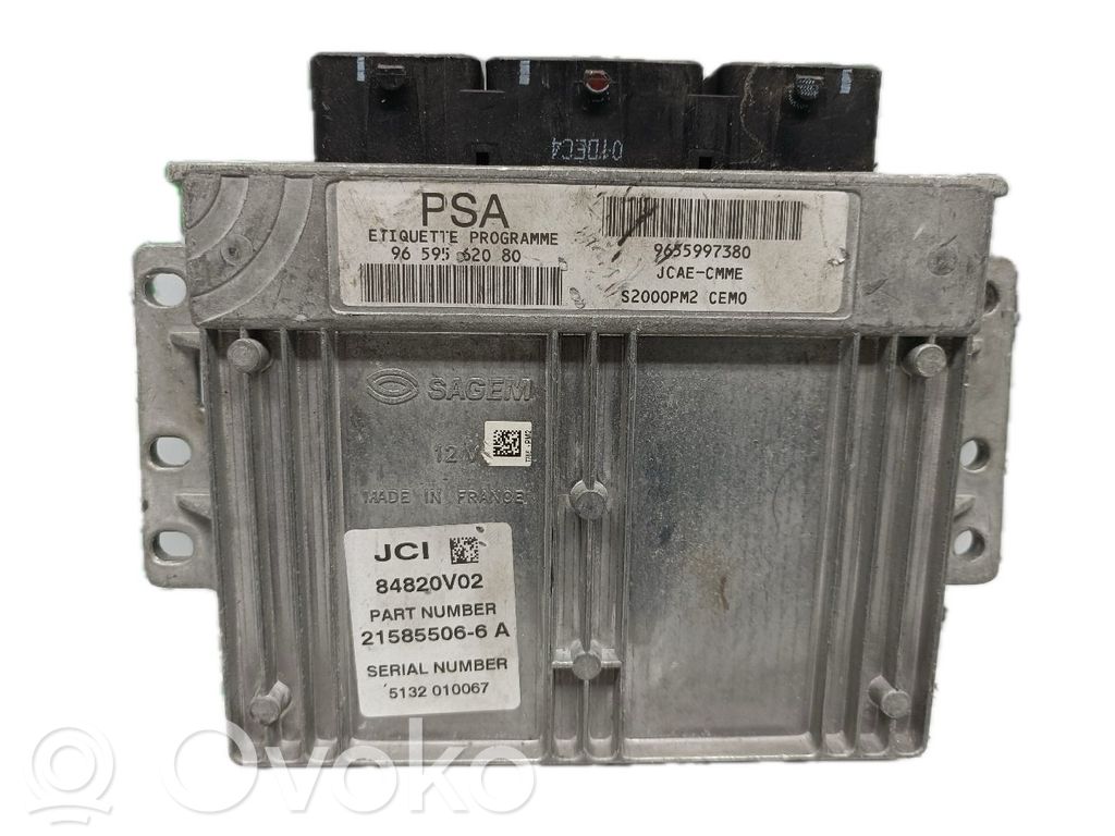 Peugeot 407 Engine control unit/module 