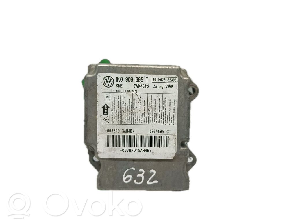 Airbag control unit/module   1K0909605T,2UNIDADES