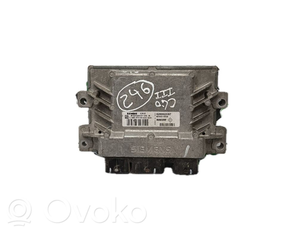 Unidad de control/módulo del motor   8200522357,8200510536