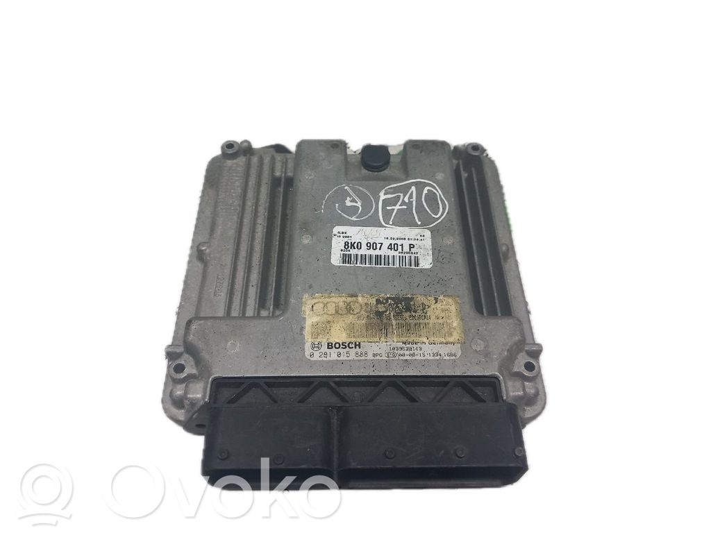 Unidad de control/módulo del motor   8K0907401P,0281015888