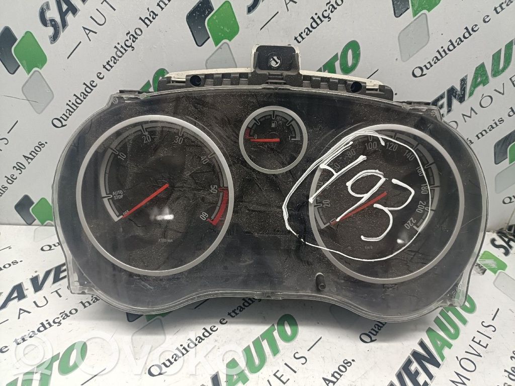 Opel Corsa D Tachimetro (quadro strumenti) 