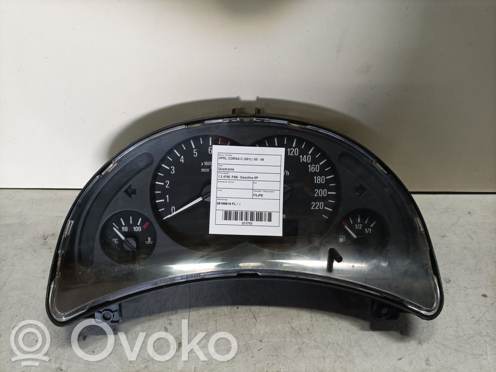 Speedometer (instrument cluster)   09166814