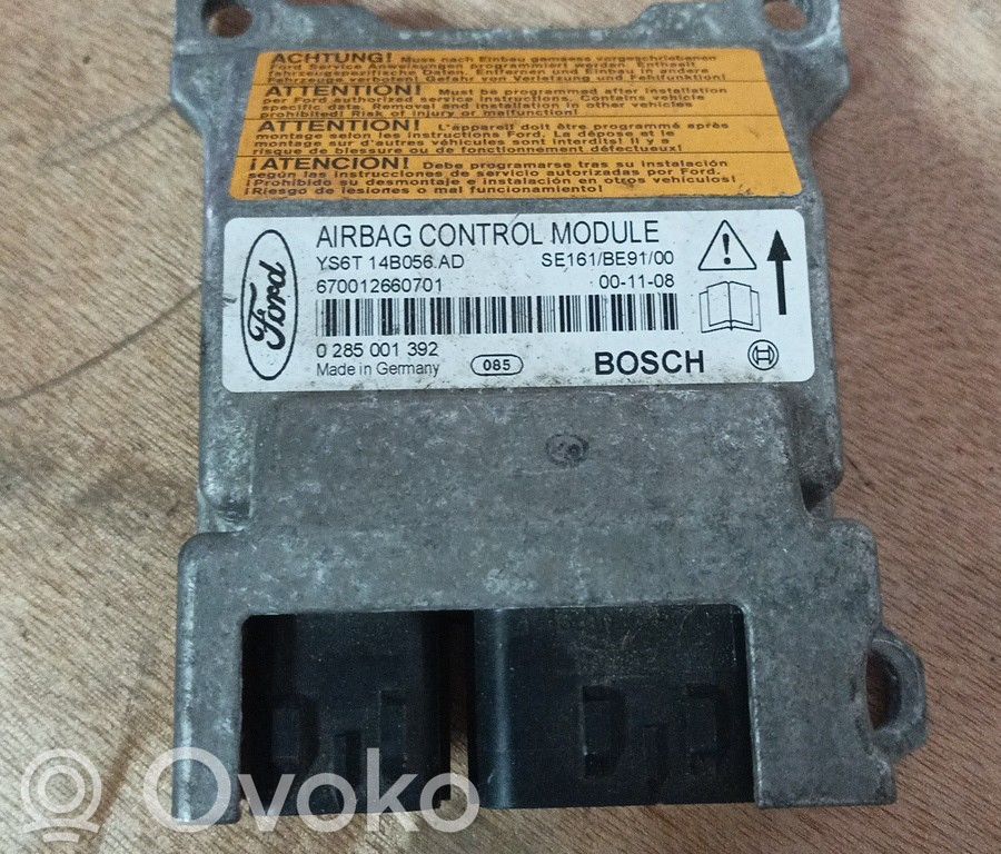 Ford Fiesta Airbag control unit/module 