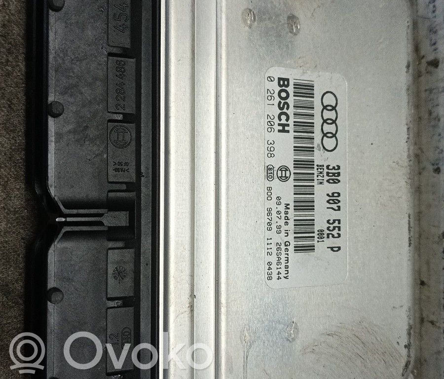 Unidad de control/módulo del motor   3B0907552P,0261206398,BRUNO