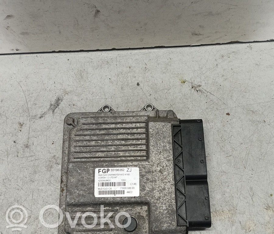 Unidad de control/módulo del motor   7160004903,ZACK