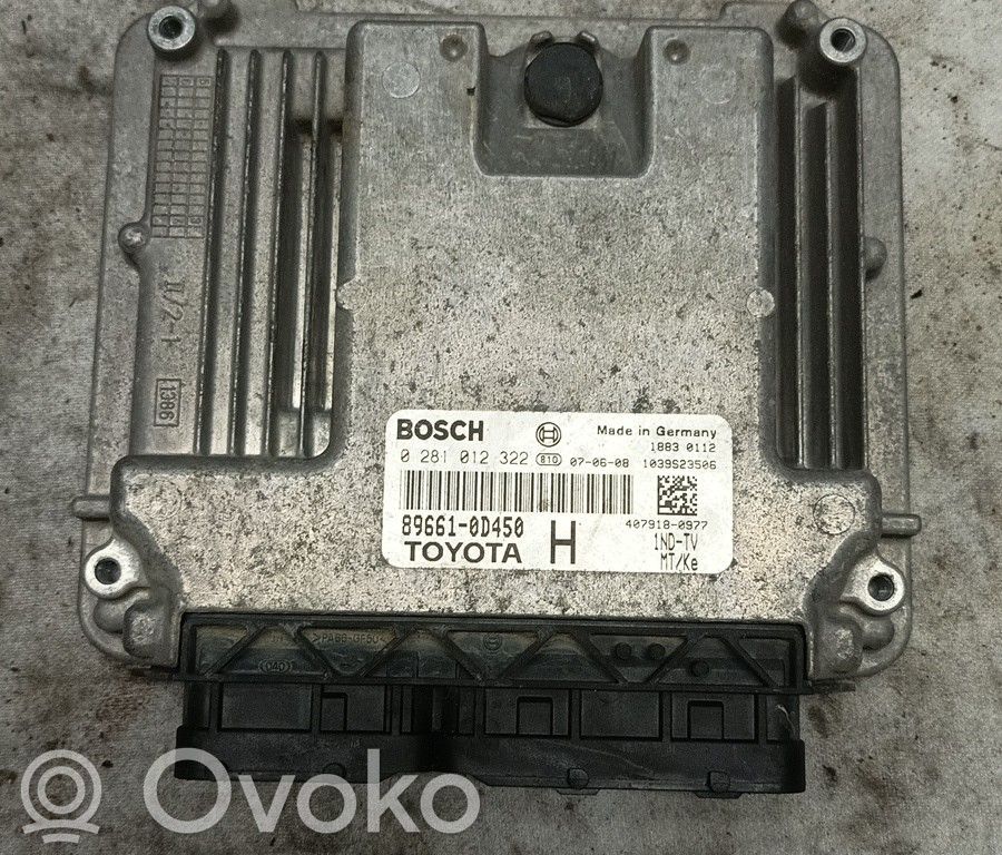 Engine control unit/module   0281012322,896610D450,BRUNO