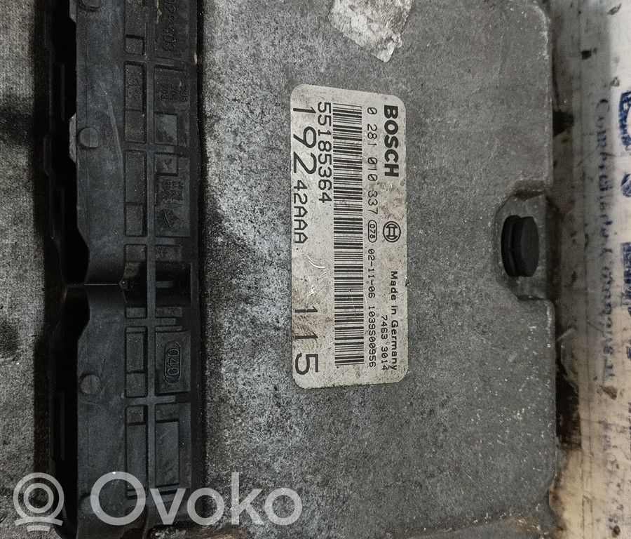 Engine control unit/module   0281010337,55185364,BRUNO