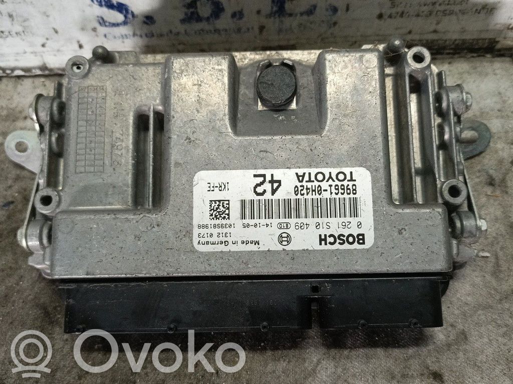 Engine control unit/module   0261S10409,896610H420,BRUNO