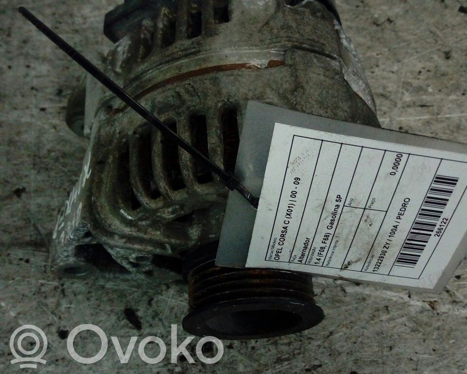 Alternador   13222930ZY,100A,PEDRO,ZY