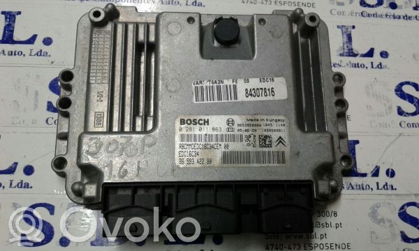 Citroen C4 I Motorsteuergerät/-modul 