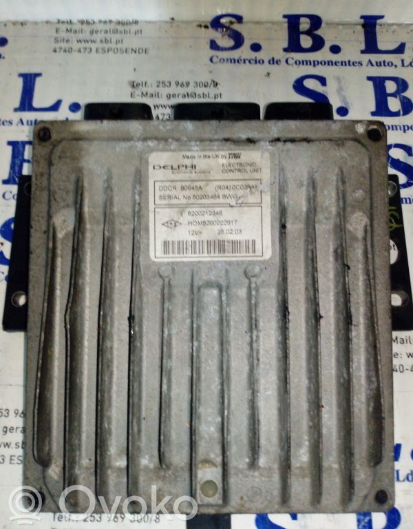 Moottorin ohjainlaite/moduuli   8200212348,80203484,R0410C038A
