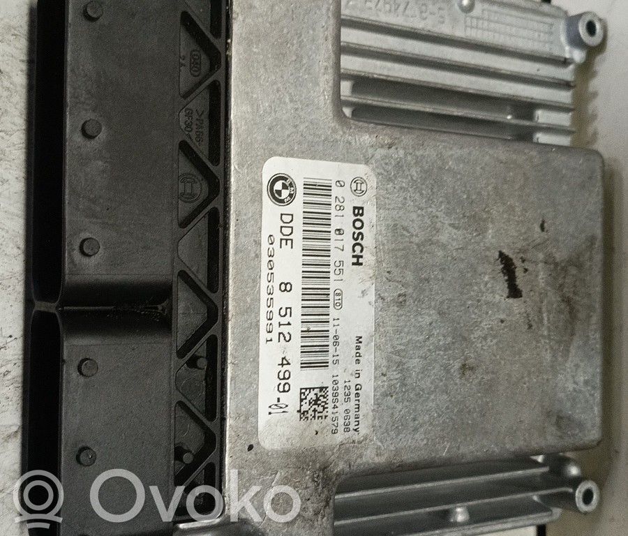 Centralina/modulo del motore   0281017551,BRUNO,DDE851249901