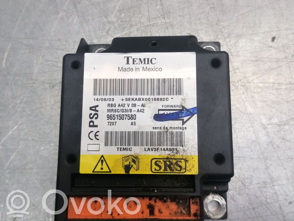 Citroen C3 Airbag control unit/module 