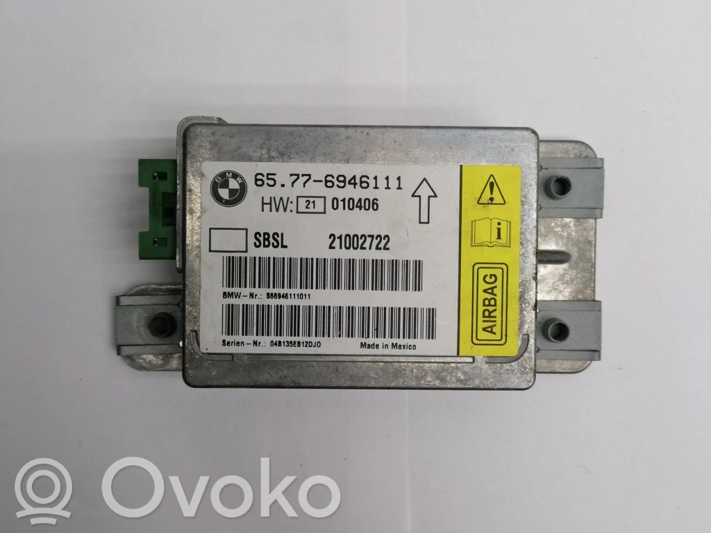 BMW 7 E65 E66 Gaisa spilvenu vadības bloks 