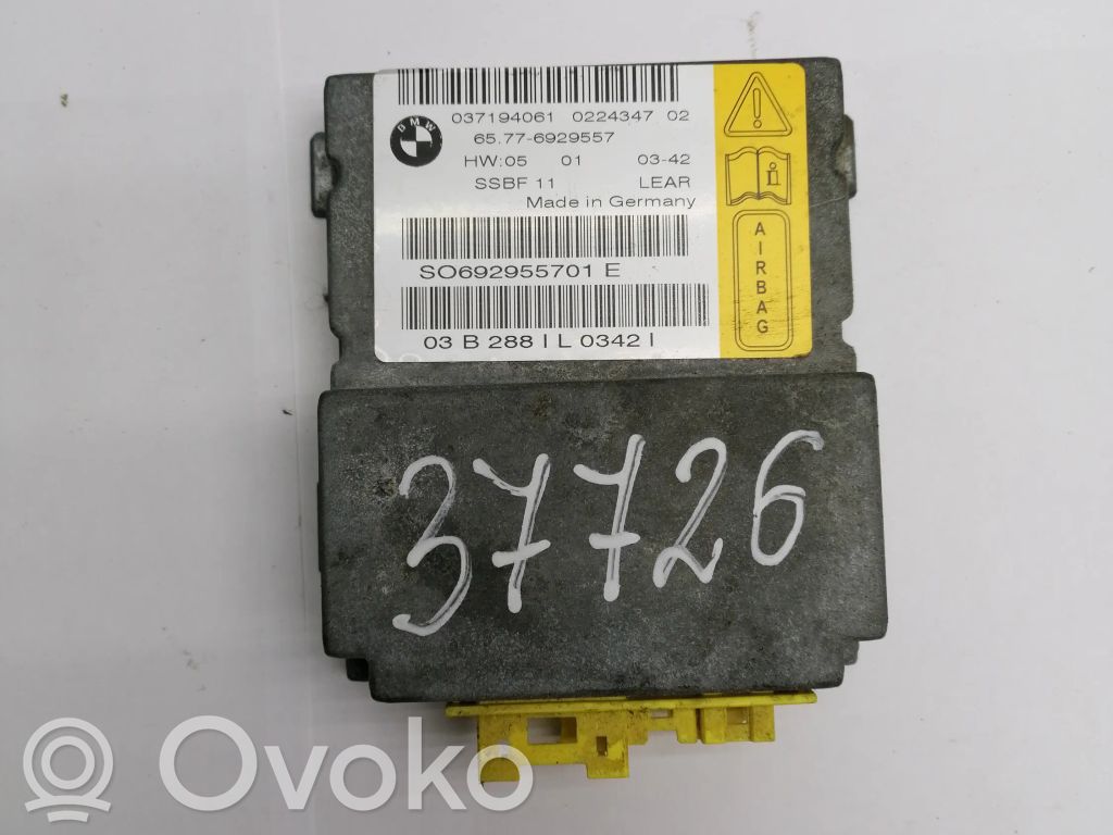 BMW 7 E65 E66 Airbag control unit/module 
