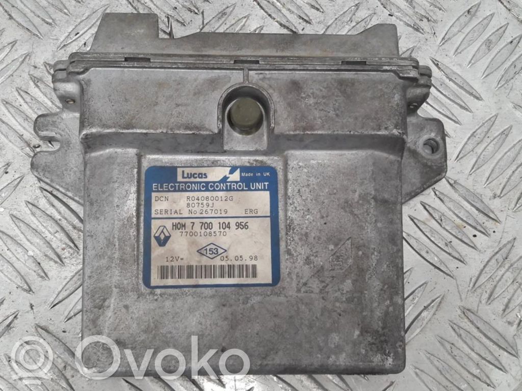 Unidad de control/módulo ECU del motor   7700104956