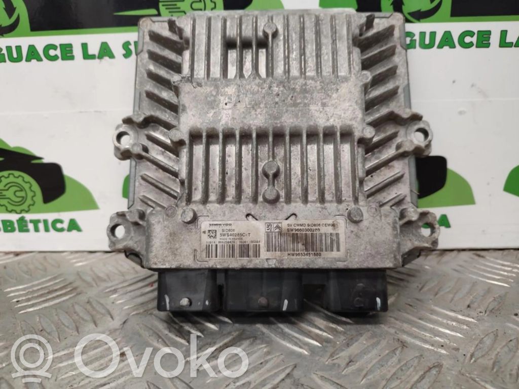 Citroen C3 Unité de commande, module ECU de moteur 