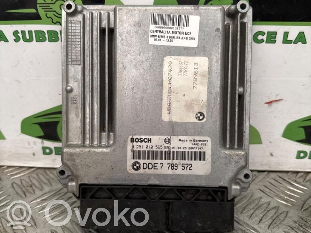 Engine control unit/module ECU   DDE7789572