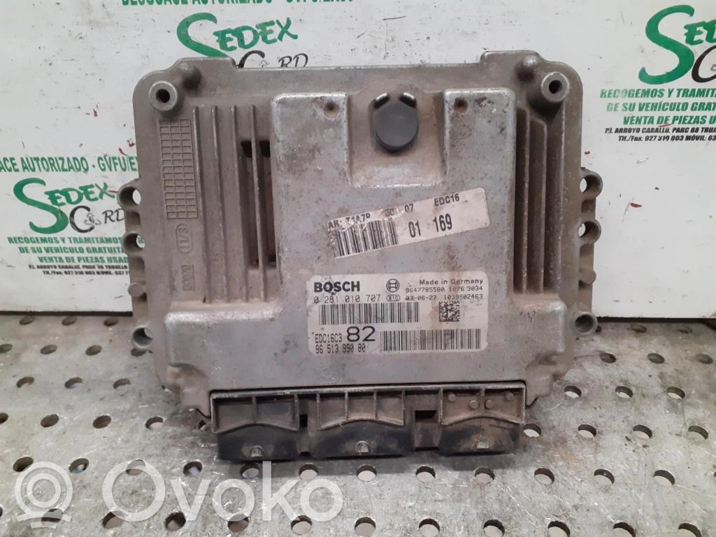 Peugeot 206+ Engine control unit/module ECU 