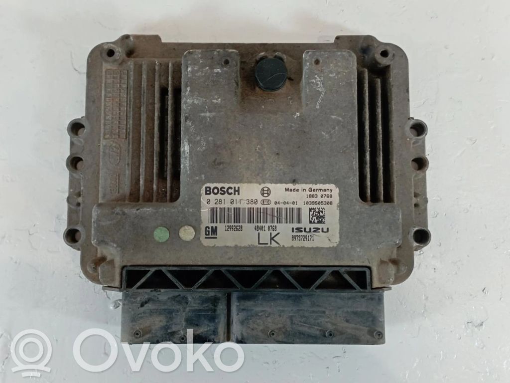 Opel Astra H Engine control unit/module ECU 