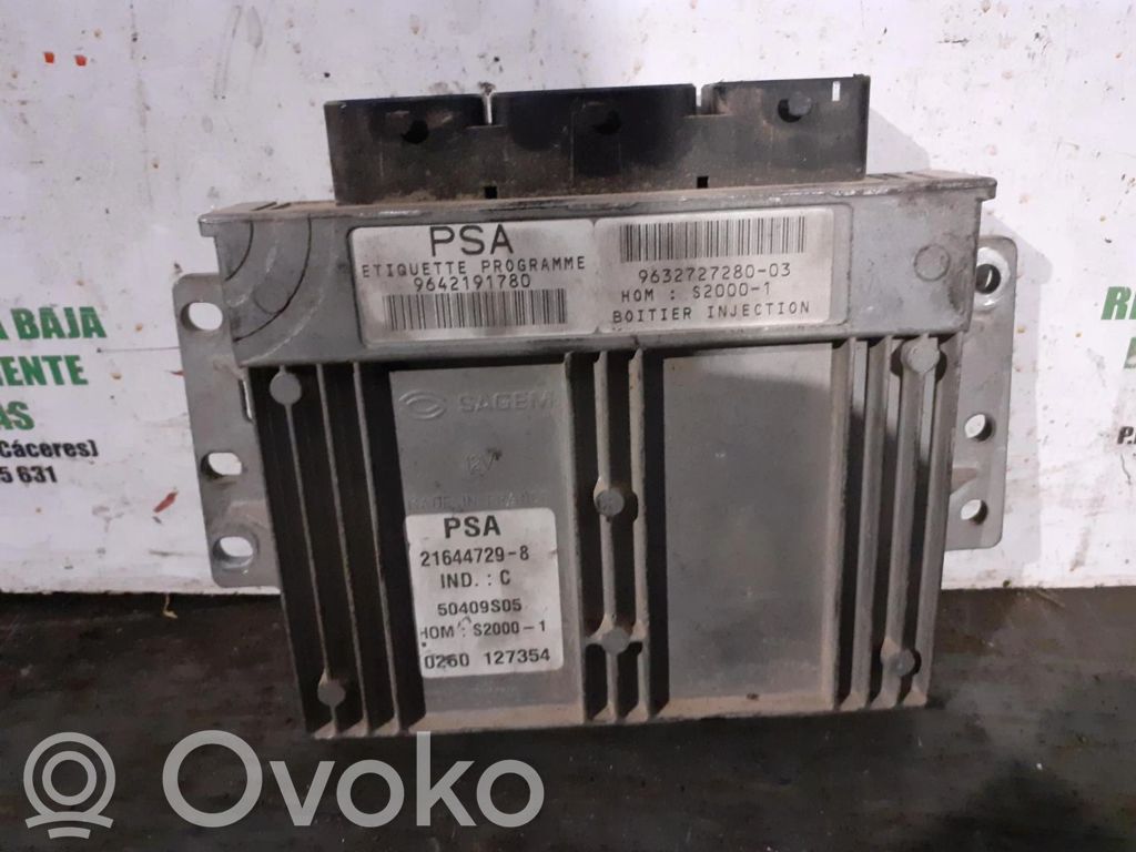 Citroen C4 I Picasso Komputer / Sterownik ECU silnika 