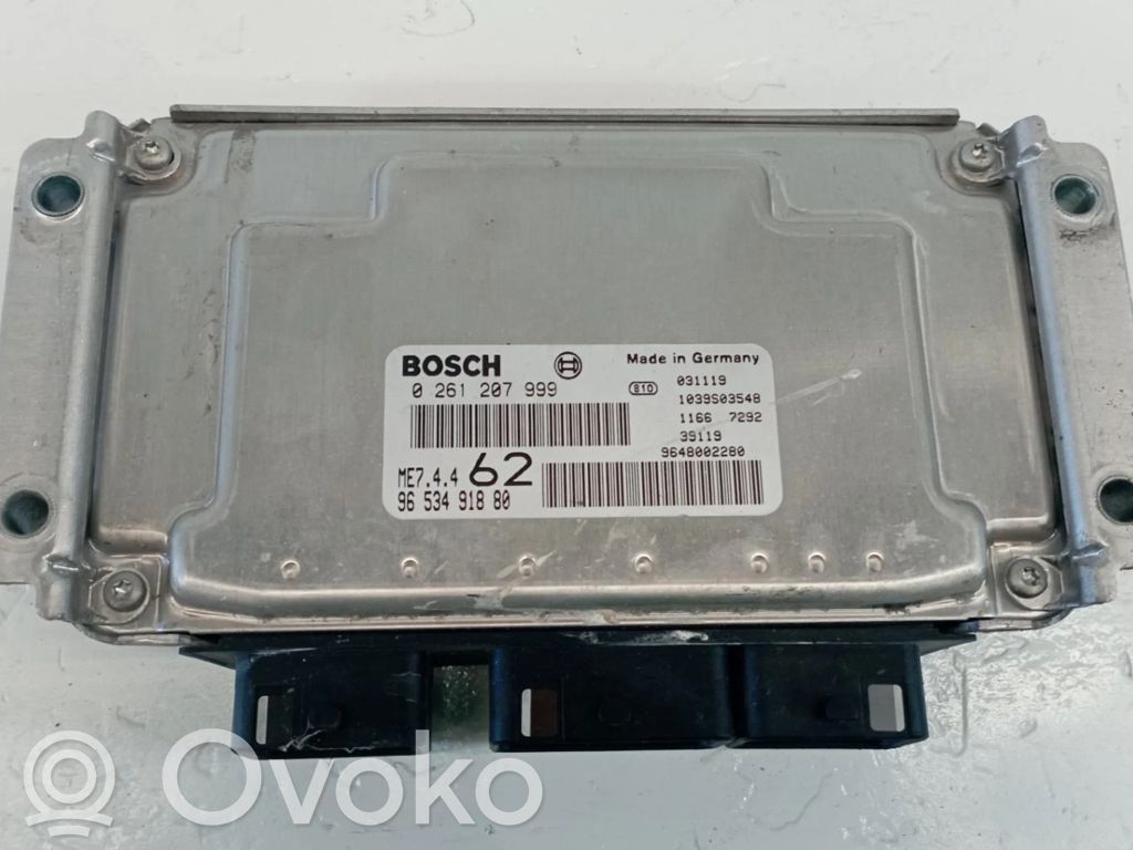 Citroen C3 Unité de commande, module ECU de moteur 