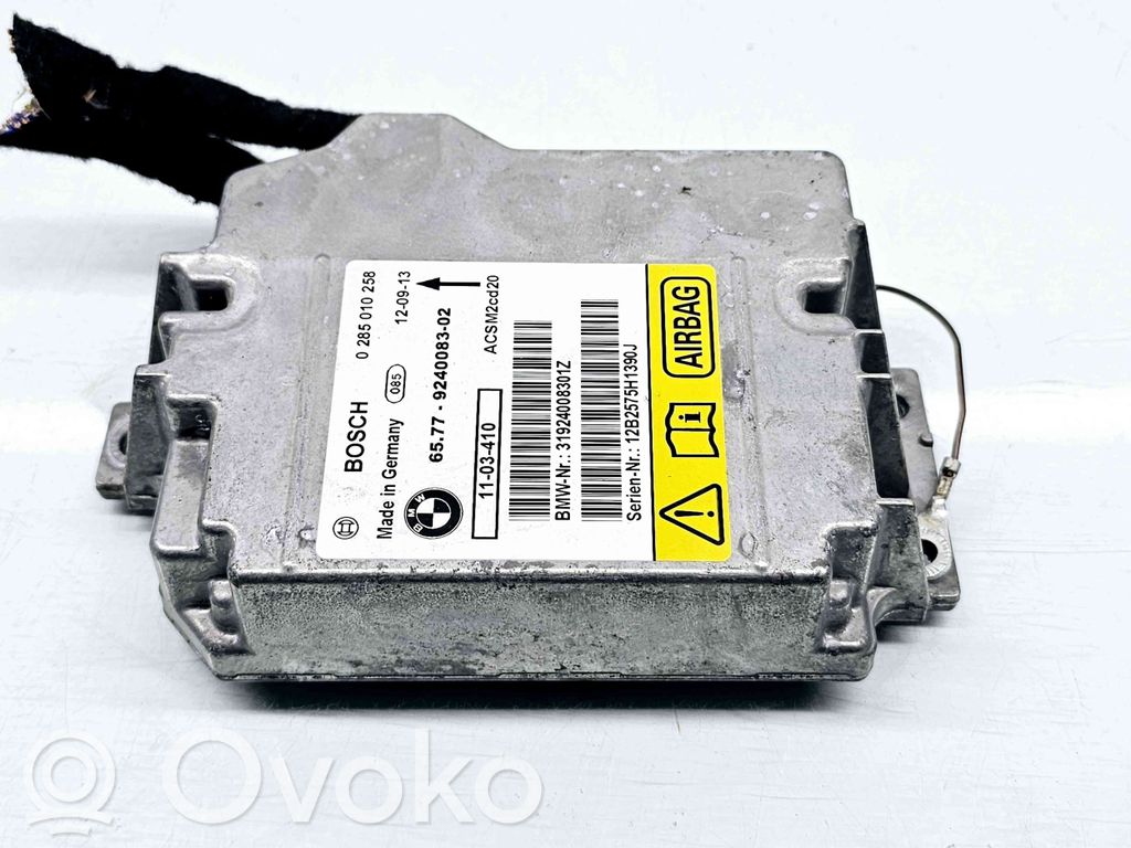 Unidad de control/módulo del Airbag   9240083