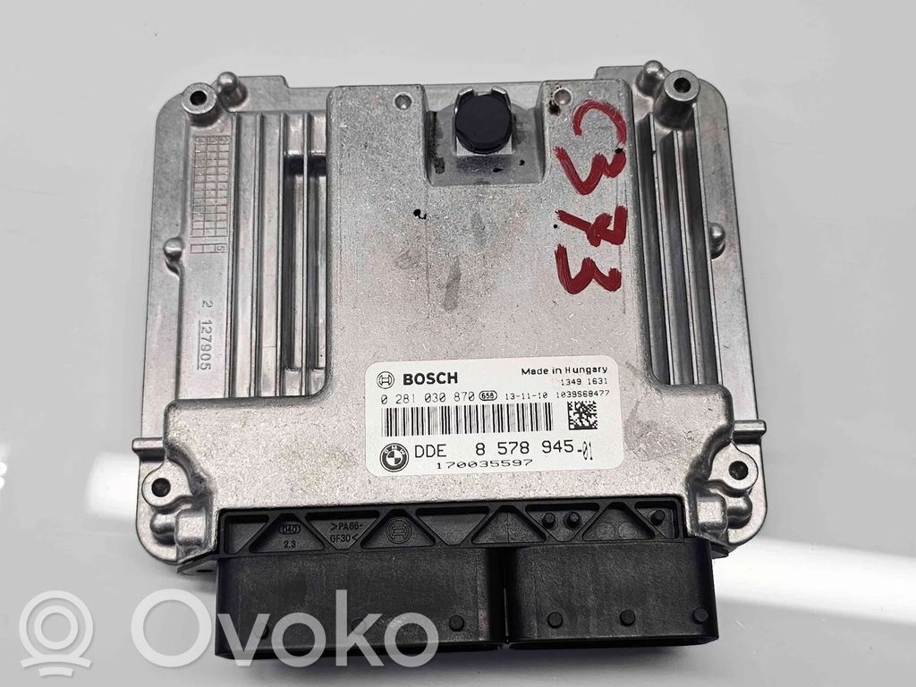 BMW 1 F20 F21 Unidad de control/módulo ECU del motor 