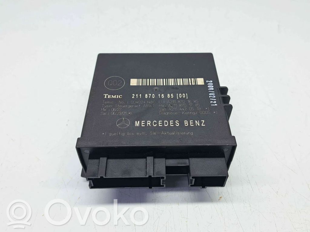 Mercedes-Benz E W211 Comfort/convenience module 