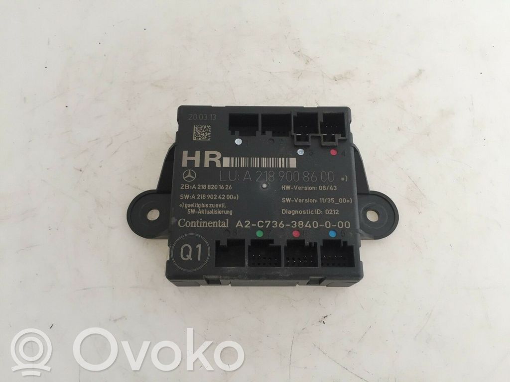 Mercedes-Benz E W212 Door control unit/module 