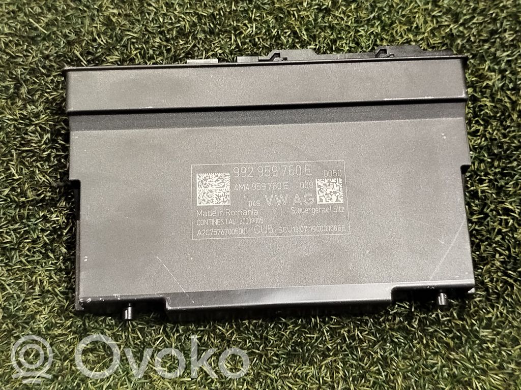 Porsche Cayenne (9Y0 9Y3) Unidad de control del asiento 