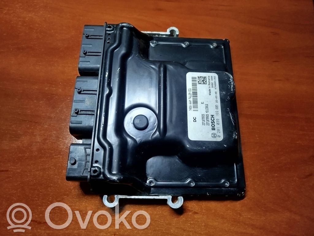 Engine control unit/module   237107893S,237107892S,0281039169