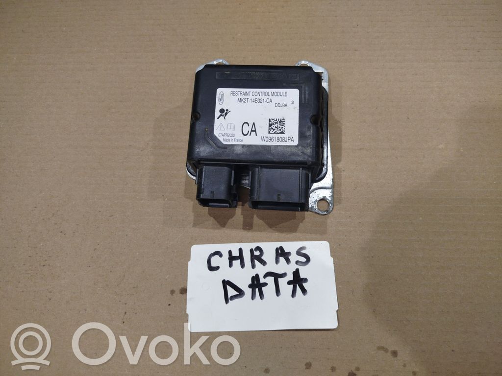 Airbag control unit/module   JK2T14B321,JK2T14B321CA,07APR2022,W0961808JPA