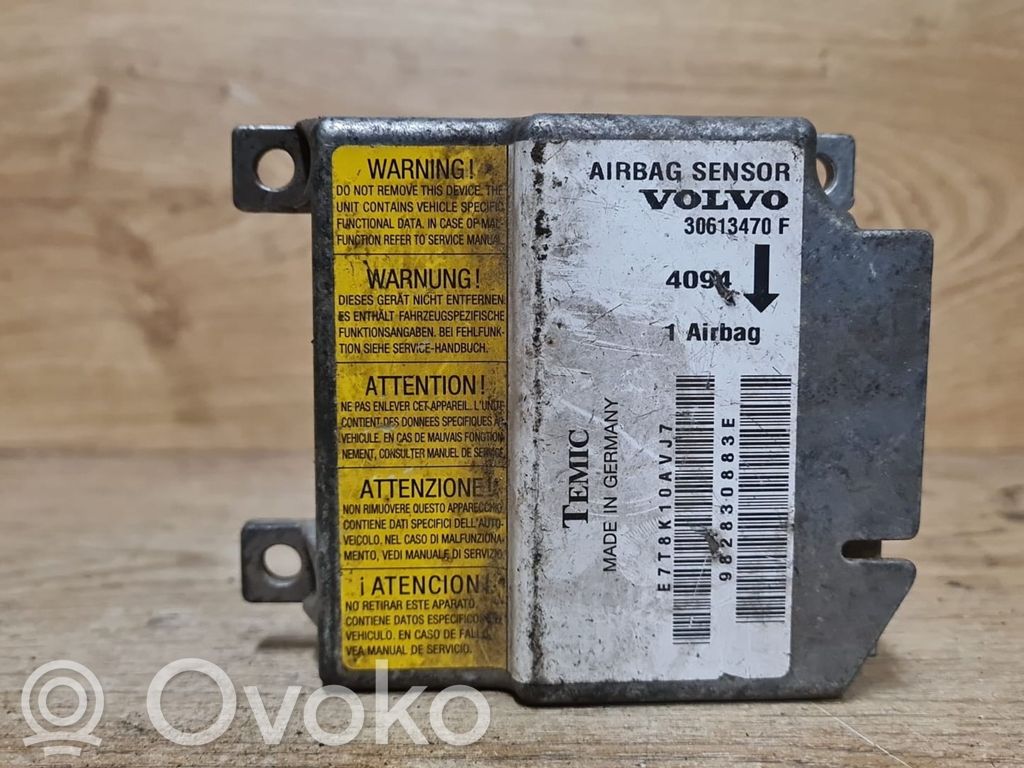 Volvo S40, V40 Airbag control unit/module 