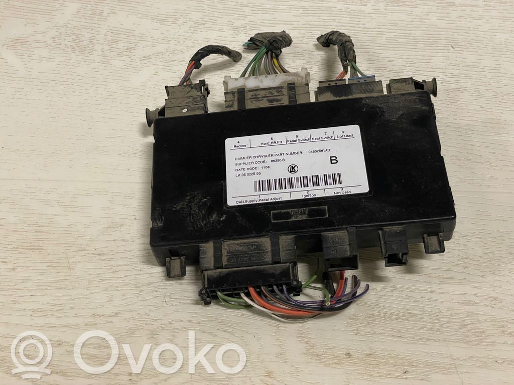 Module de commande de siège   04602581AD,LK05022555,01156