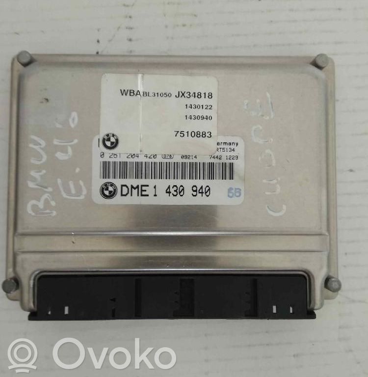 BMW 3 E46 Engine control unit/module 