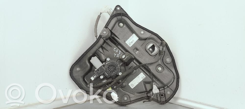 Regulador manual de la ventanilla trasera   D09L7297X