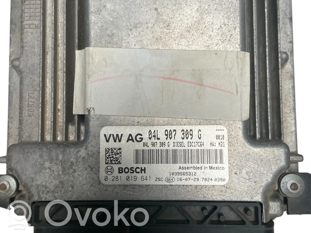 Engine control unit/module   04L907309G,0281019641