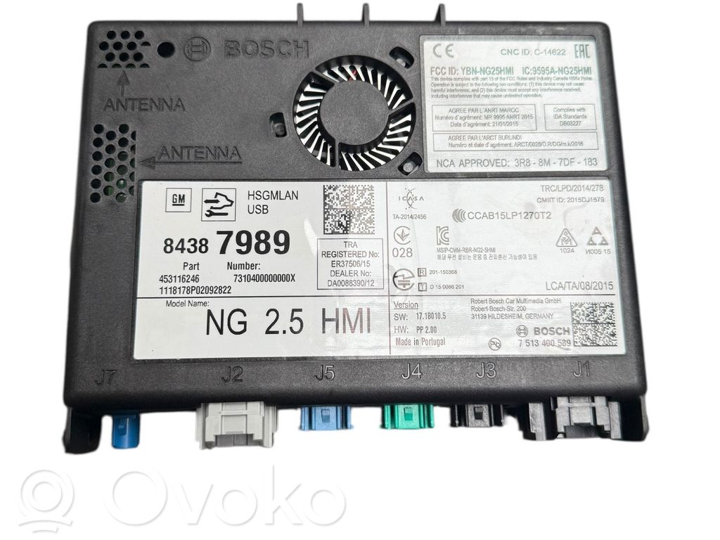 Opel Astra K Other control units/modules 