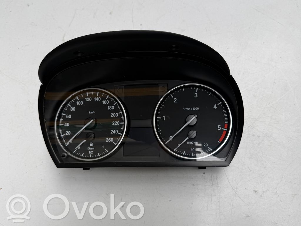 BMW 3 E90 E91 Speedometer (instrument cluster) 