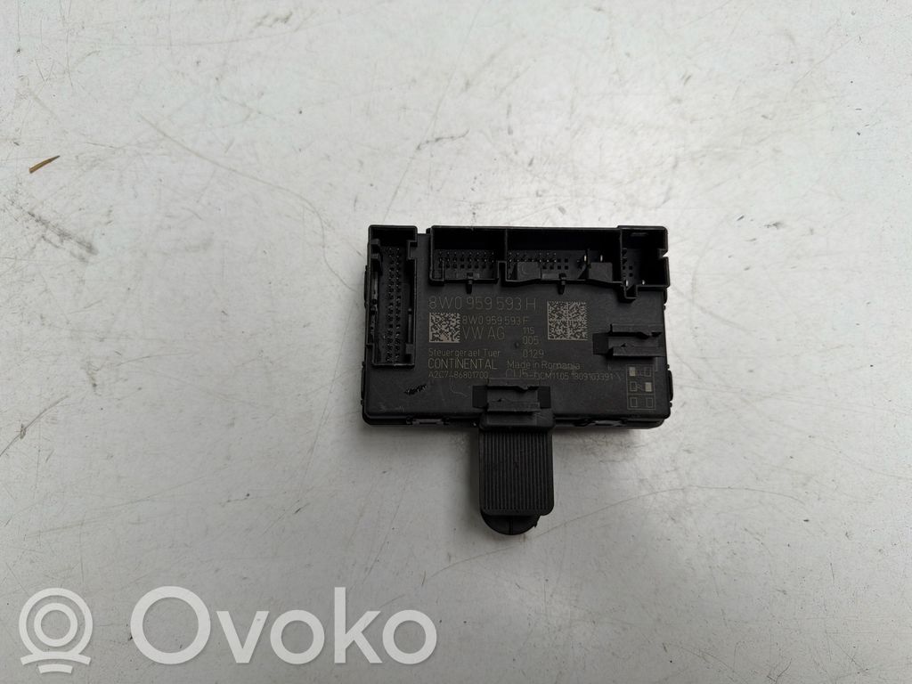 Audi A4 S4 B8 8K Unité de commande module de porte 