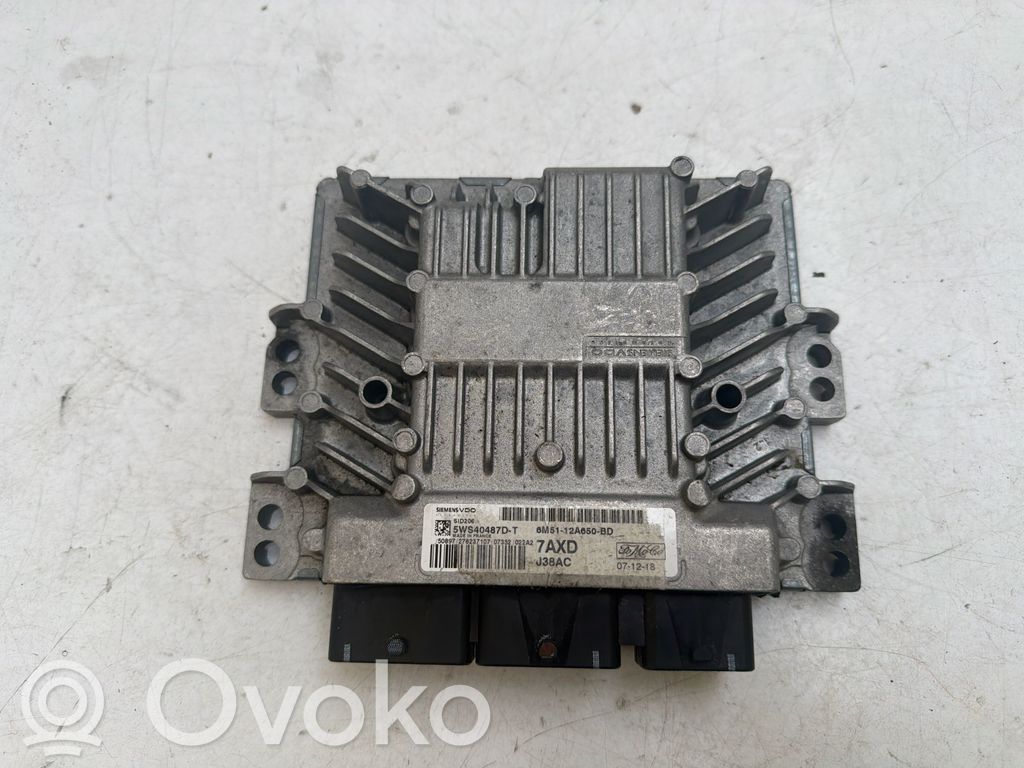 Engine control unit/module   6M5112A650BD,J38AC,5WS40487DT,H7AXD