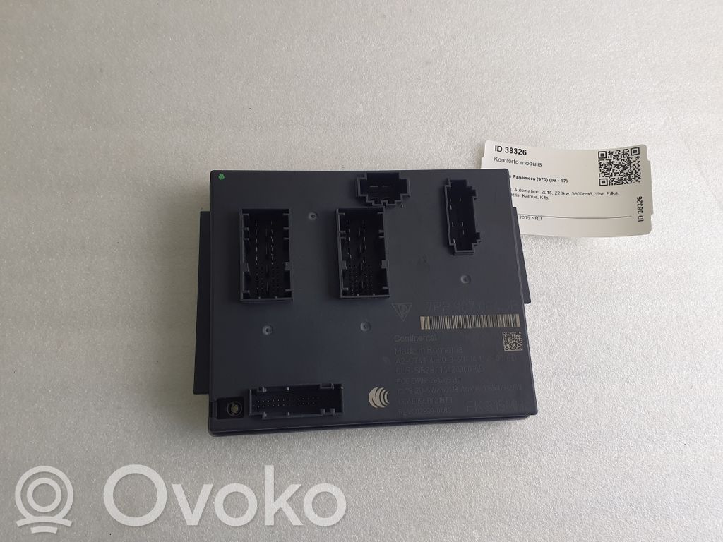 Porsche Panamera (970) Module confort 