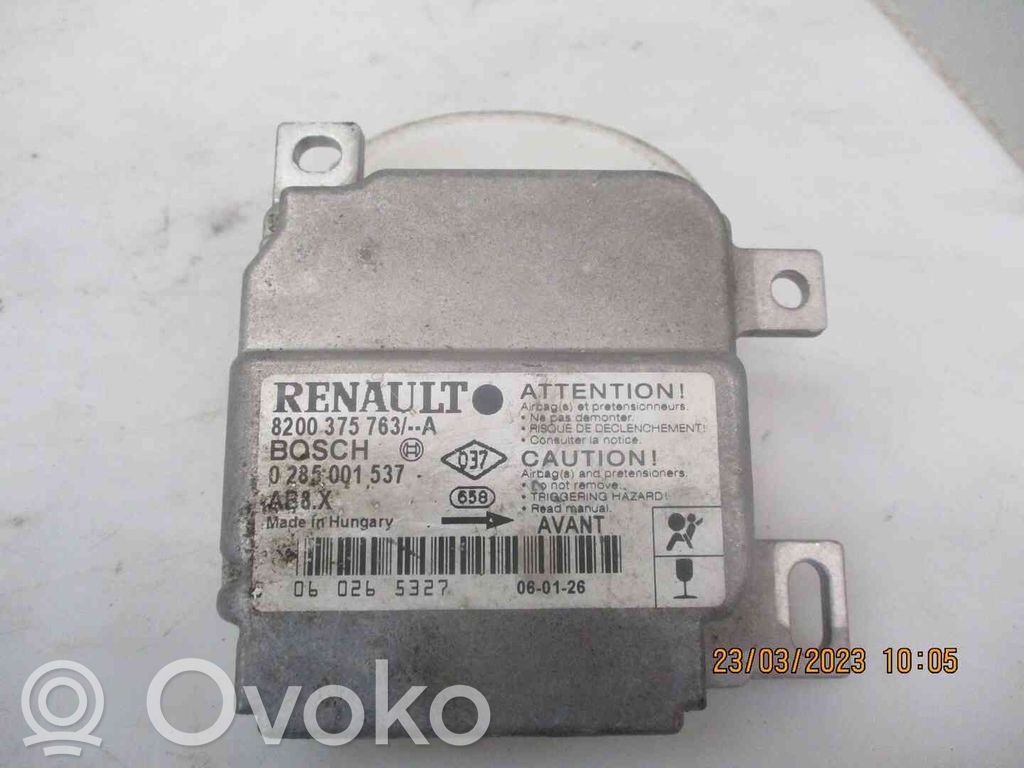 Centralina/modulo airbag   8200375763,22201631,2543508,VDMS4